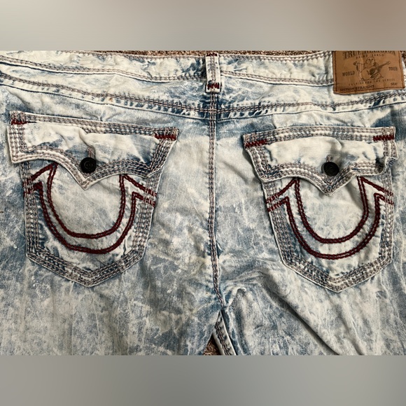 VINTAGE y2k DOUBLE STITCH TRUE RELIGION JEANS - Picture 5 of 6